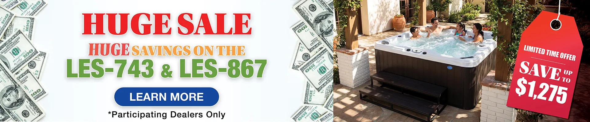 Calspas hot tub being used in a family setting - Jersey City